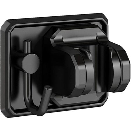 Brusehovedholder med krog - Stærk selvklæbende vandtæt håndholdt bruseholder, justerbar brusehovedholder vægmontering til RV brusebad K NLX