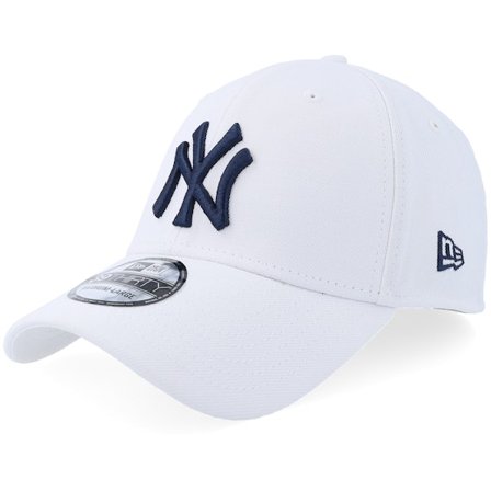 New Era - White flexfit Gorra - New York Yankees 39THIRTY Eg White/French Navy Flexfit @ Hatstore