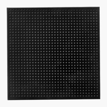 Verktygstavla 400 x 400 mm svart