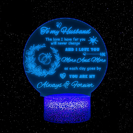 Present till make, Mors dag presenter till make, 3D nattlampa