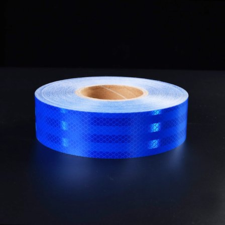 Blå reflextejp, 10 meter x 5 centimeter - Vattentät reflextejp