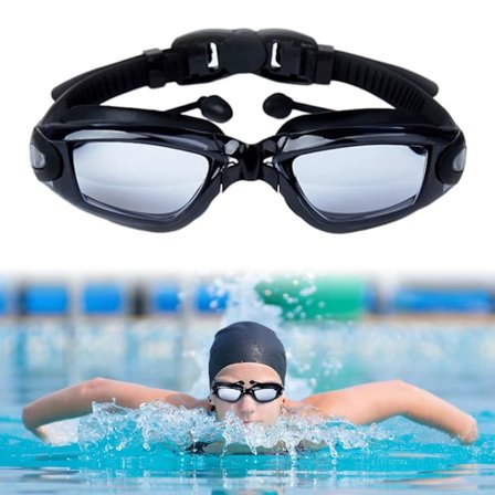 Svømmebriller, Dykkerbriller, Voksensvømmebriller, Anti-tåge Svømmebriller, UV-beskyttelse Svømmebriller