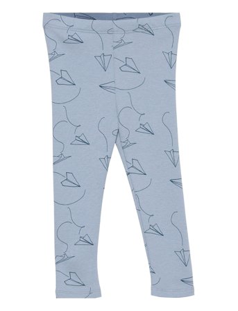 Sgbaby Paula Paper Plane Leggings Blue Soft Gallery