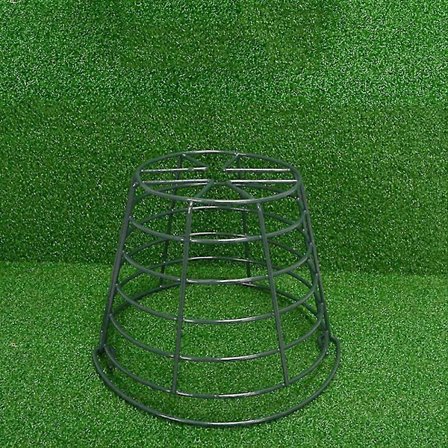 Golfkurv i rustfritt stål Golf Range Kurv Golfballbeholder Ballbeholder Holder Rommer 50 baller - Svart