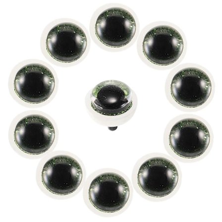 50 stk. Udstoppede dyreøjne Håndværk Dukke Fremstilling Øjne Udstoppede dyre tilbehør Falske øjne Plastikøjne