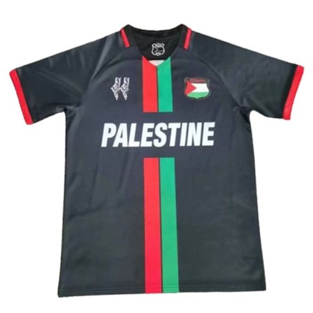 Palestina fotbollströja 2023/24 Hemmatröja Bortatröja Svart Black-A Black-A 2XL Black-A