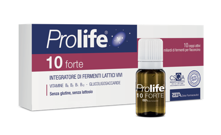 Prolife 10 Forte Flaconcini 8ml Integratore Probiotico