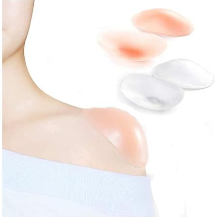 2 paria silikonisia olkatoppauksia, liukumattomat olkatoppaukset, näkymättömät hengittävät olkatoppaukset-mxbc