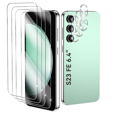 Samsung Galaxy S23FE - Skärmskydd & Kameralinsskydd 0,3mm Set