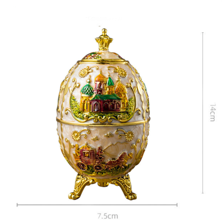 *Fabergé Egg, Fabergé Egg Imperial Fabergé Egg Påske Egg Hånd Pai*