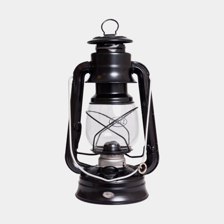 Myrskylyhty / petroolilyhty Dietz, 250 mm, musta, sydämellä