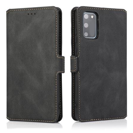 Smidigt Stilsäkert Plånboksfodral - Samsung Galaxy S20 FE Svart