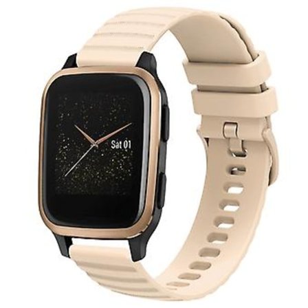 Silikonarmband för Garmin Venu SQ (Beige)