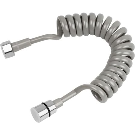 Teleskopisk Duschslang, 2 Meter Badrumsfjäderslang, Rostfri Spiral Slang, Lång Slang för Spruta, Toalett, Bidé, Kran