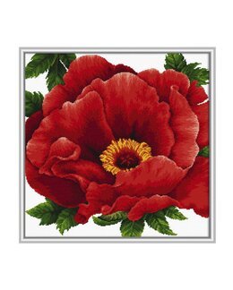 Broderikit Tavla Peony Flower