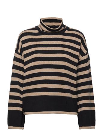 Silamw Striped Knit Rollneck Patterned My Essential Wardrobe