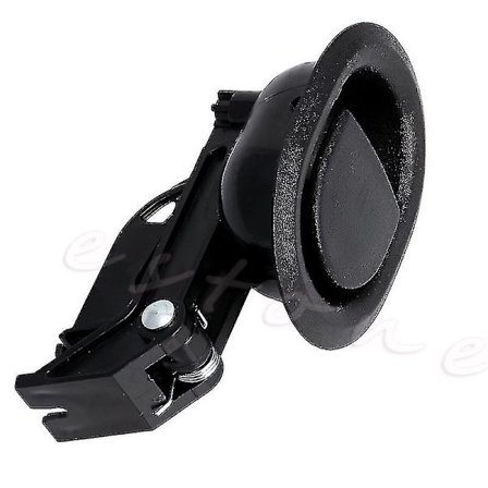 1 kpl Soikea Nojatuoli Kääntövipu Kahva Musta Kova Muovi Uusi