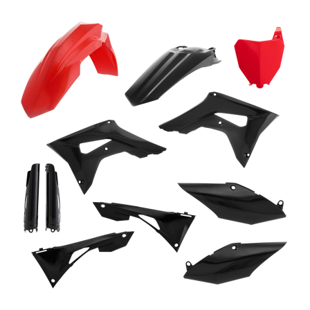 Kit Plastiche Completo Acerbis Rosso-Nero - Honda CRF 450R 2019-2020