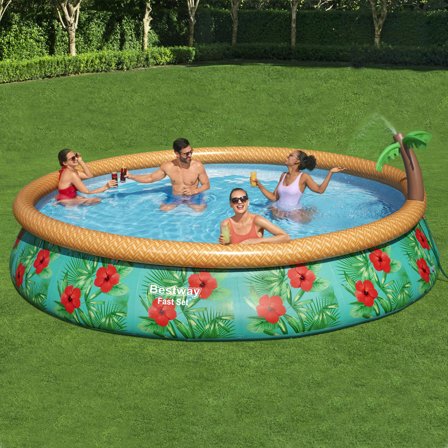 Uppblåsbar Pool Fast Set Paradise Palms