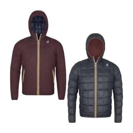 K-Way, Coat Czerwony, Mężczyzna, Rozmiar: S