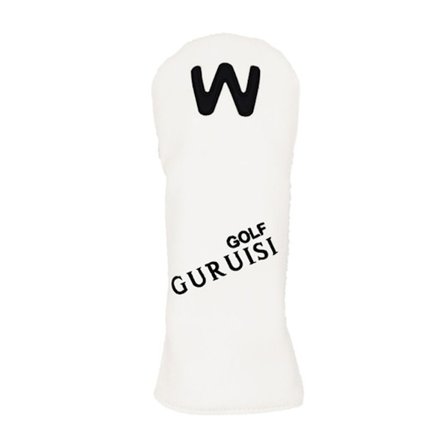 Golf Woods Head Cover Golf Club Cover WHITE 3 3