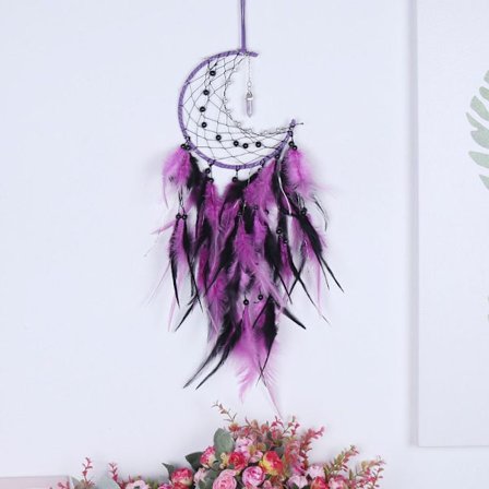 Moon Dream Catcher Vägghängande Ornament Dreamcatcher Wall