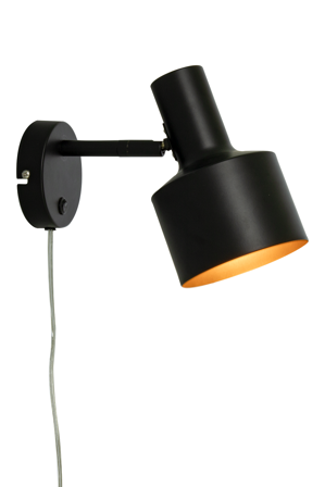 Aneta Lighting FERDINAND vegglampe, svart, E27