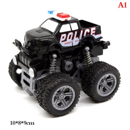 4 Wheels Monster Trucks Inertia Car Lelut lapsille Pojat Tytöt A1
