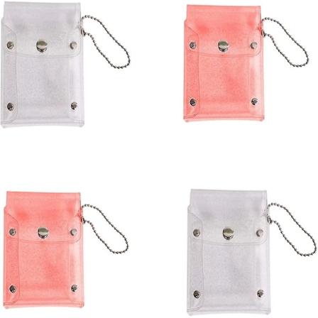Gjennomsiktig PVC Veske Nøkkelveske Mini Kosmetikk