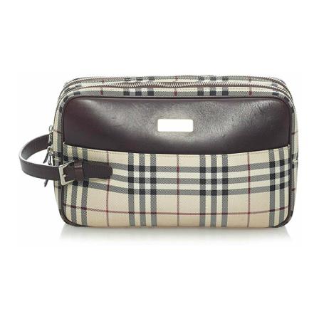 Burberry Vintage, Pre-owned Clutch Bruin, Dames, Maat:ONE Size