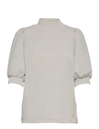 21 The Puff Blouse Blouses Short-sleeved Harmaa My Essential Wardrobe