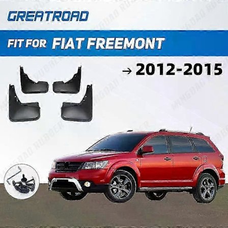 Unike for FIAT Freemont 2012-2015 2013 2014 Skjermer Sprutbeskyttere Mudguards Mud Flaps Biltilbehør