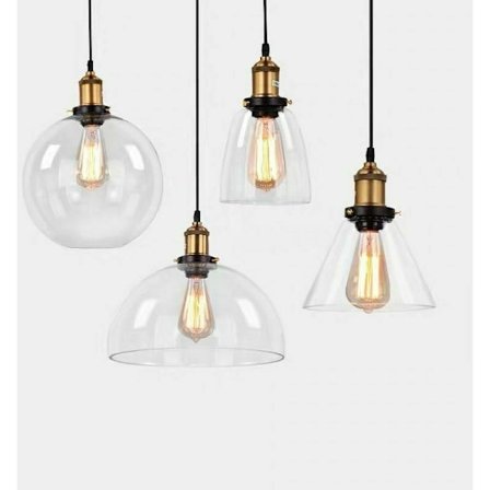 Vintage Kandelaber Industriell Edison Glas Kandelaber E27 Bas Sovrum Vardagsrum Kök Matrum