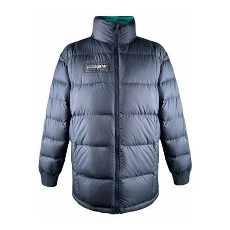 Adidas, Down Jackets Niebieski, Mężczyzna, Rozmiar: M