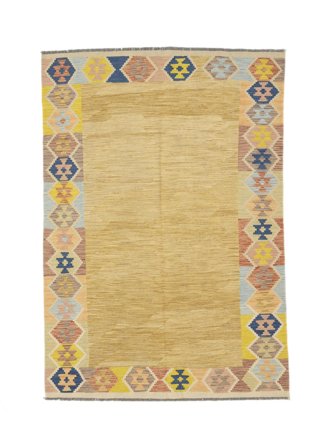 Handgewebt Kelim Afghan Old Stil Teppich 163X230
