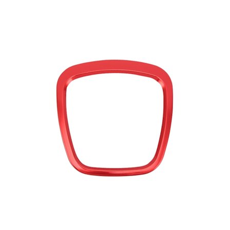 Krom Bil Styling med Sentral Logo Trim Deksel Klistremerker Audi A3 8P S3 A4 B6 B7 A5 A6 Q5 Q7 Interiørtilbehør~03306