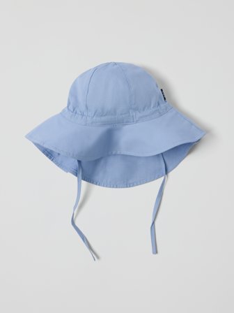 Polarn O. Pyret - Woven sun hat UV protection - 48 - 50 - Childrenswear - blue