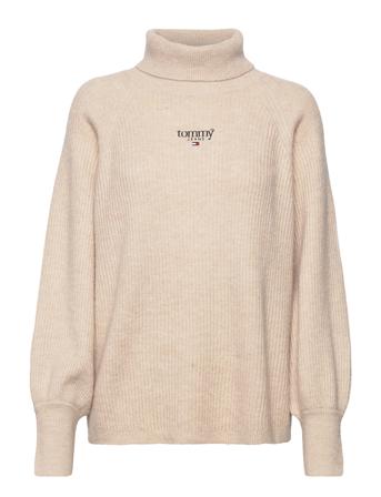 Tjw Rlxd Lofty Turtle Sweater Turtleneck Rullekravetrøje Lyserød Tommy Jeans