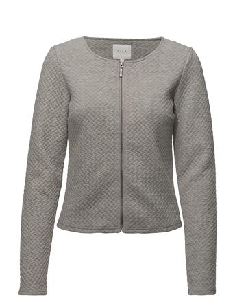Vinaja New Short Jacket- Blazers Cropped Blazers Grå Vila
