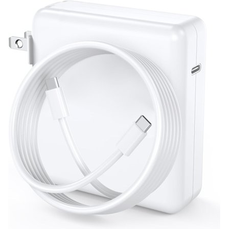 140W Laddare för MacBook Pro Snabb GaN Laddare Strömadapter, Kompatibel med MacBook Pro 16, 14 Tum, MacBook Air 15 13 Tum, iPad Pro 2021-2025, M1 M