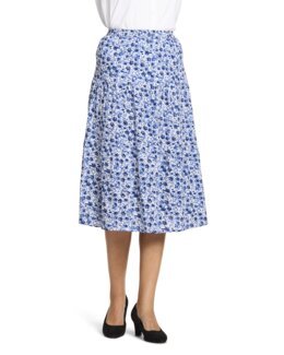 Flæsenederdel Blå - 50 - Åshild