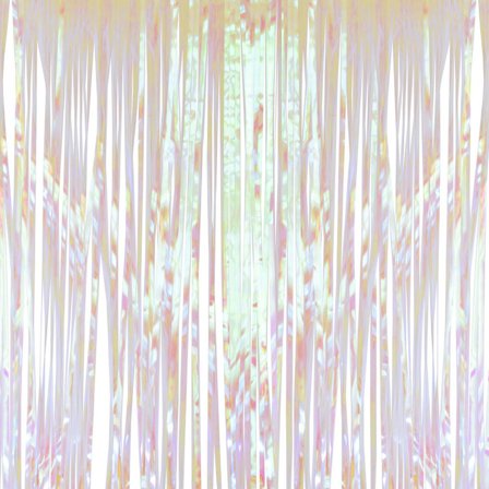 Dørforheng Iriserende Hvit