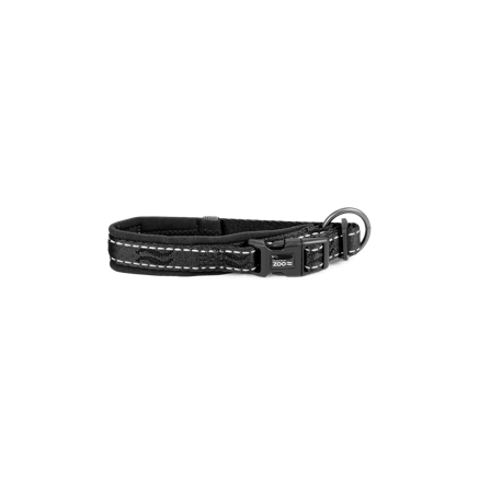 Selected by ZOO - Hundehalsbånd Rufus justerbar 15 mm x 20-30 cm Svart - Hund - Halsbånd - ZOO.no