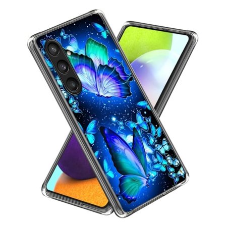 Deco Samsung Galaxy S24 skal - Blå Fjärilar