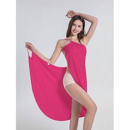 Håndkle Dame Morgenkåper Bade Bærbar Håndkle Kjole Dame Hurtigtørkende Strand Spa Magisk Nattøy Sove Hjem Tekstil{azc}