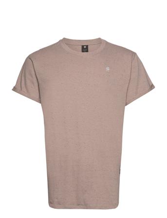 Lash R T S\S T-shirts Short-sleeved Beige G-Star RAW*Betinget Tilbud