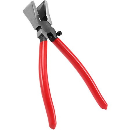 Glas Skærende Brydende Håndtag Tang Farvet Glas Værktøjer Flad Ende Glas Tang Flad Glas Skærende Tang Håndværktøj Rød