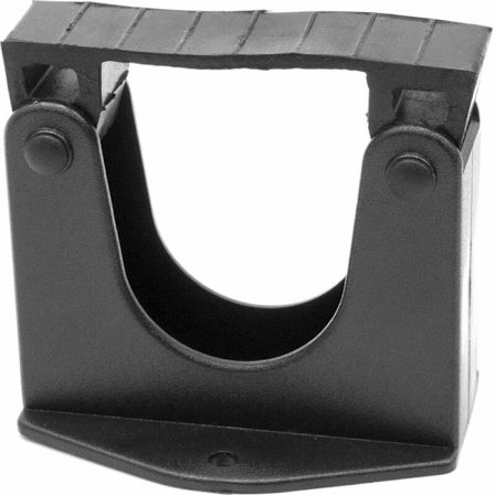 Universal veggmontert støvsuger slangeholder for 16-30mm teleskopstang støvsuger - Festing, Svart