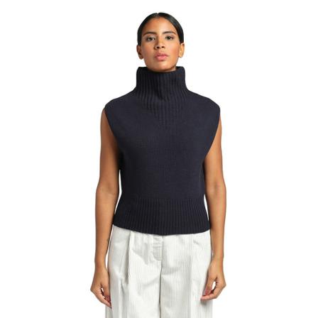 Mauro Grifoni Sleeveless Strik Blå, Dame Slipover