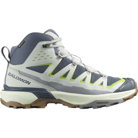 Salomon - Hikingschuhe Herren X Ultra 360 Edge Mid Gore-tex - Turbulence / Metal / Dark Citron - 44⅔